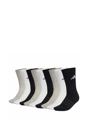 UNISEX 9ER PACK - CUSHIONED CREW LOGO GEPOLSTERT - Chaussettes - schwarz/grau/weiß