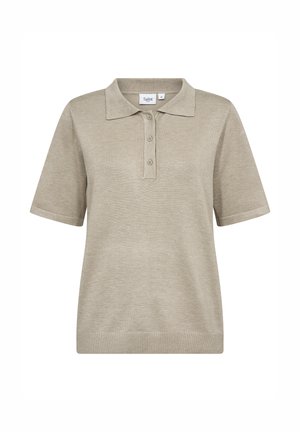 Polo krekls - plaza taupe melange