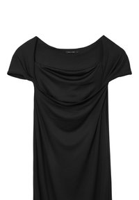 Calliope LUNGO CON CAPPUCCIO - Freizeitkleid - ultrablack