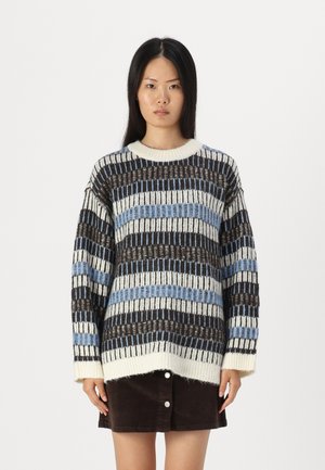 VMTIFFANY O NECK  - Jumper - birch/chocolate torte/allure