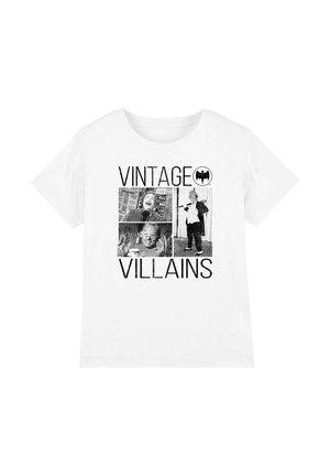 DC COMICS - BATMAN, BATMAN CLASSIC TV VINTAGE VILLAINS UNISEX - Print T-shirt - white