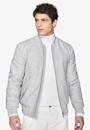 Bomberjakke - light grey solid