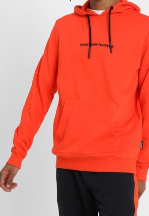 Felpa con cappuccio - orange