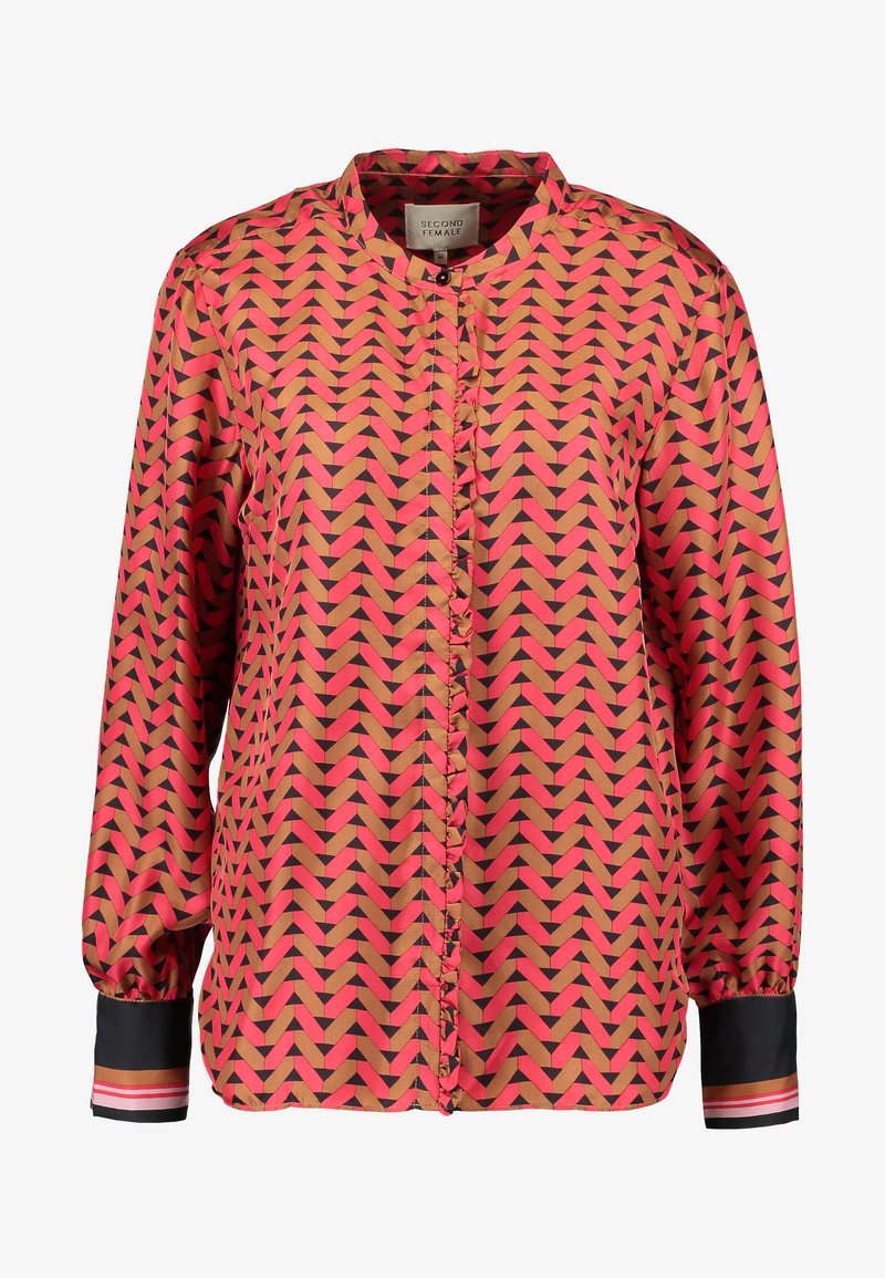 Second Female TILES Blouse lycheeRood Zalando.nl Second Female TILES Blouse lycheeRood Zalando.nl