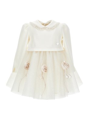 Monnalisa BABY ABITO - Vestito elegante - panna