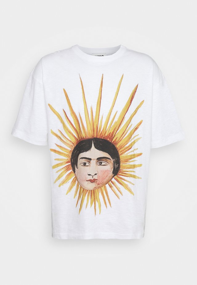 SUN HEAD TRIPLE - T-shirt med print - ecru