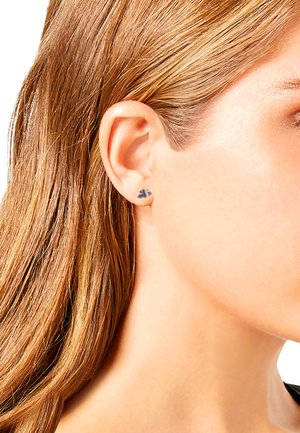 AMETHYST DOUBLE STONE - Boucles d'oreilles - dark purple
