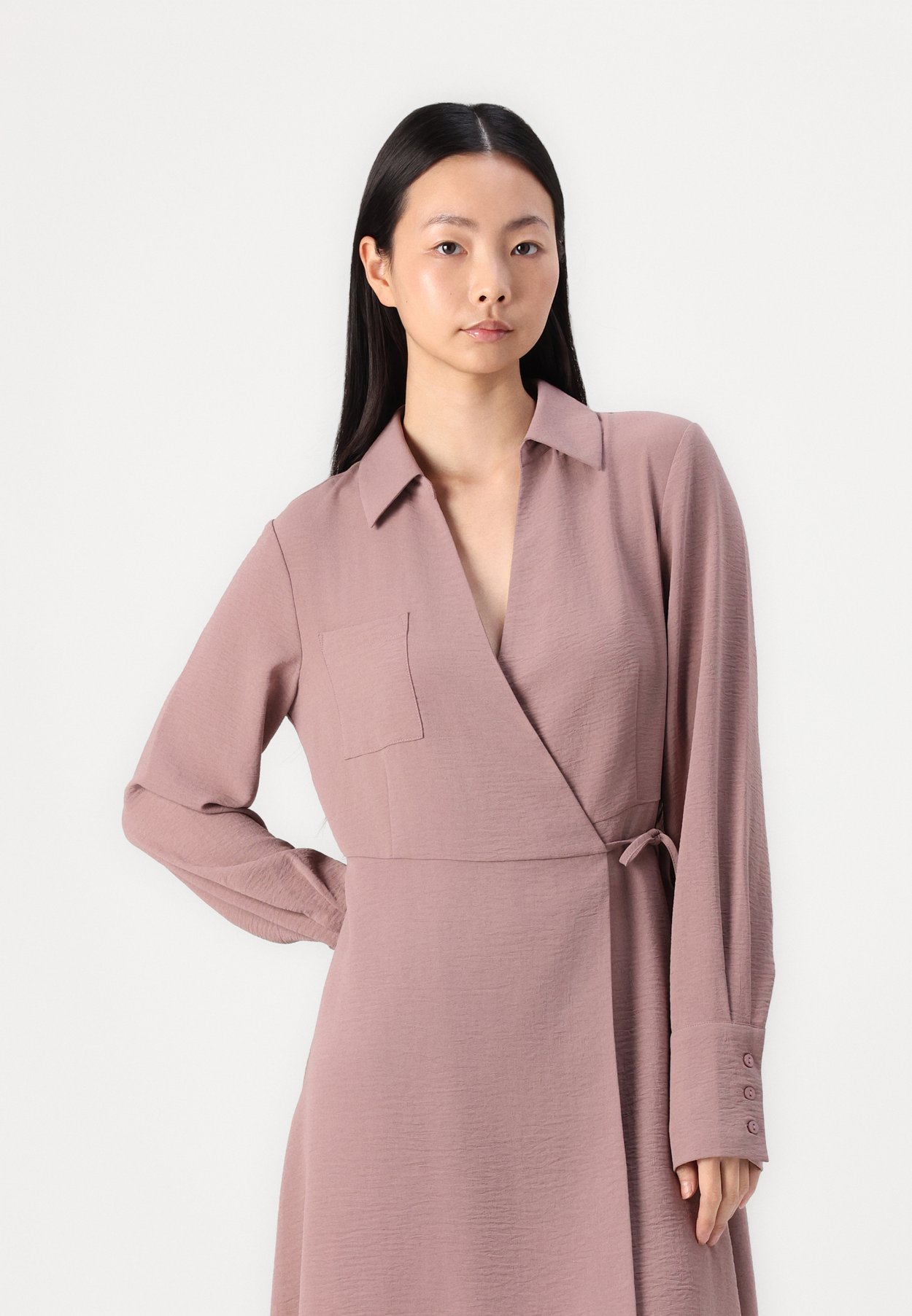 ONLLYDIA V NECK WRAP DRESS