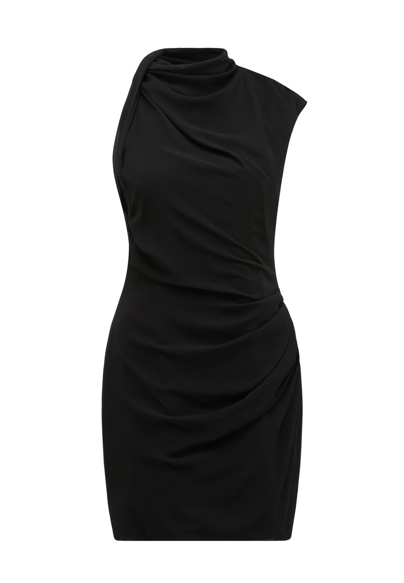 Forever New Petite NOA PETITE DRAPED MINI - Cocktail dress / Party dress -  black - Zalando.co.uk