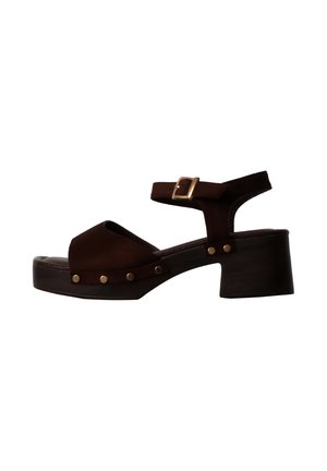 JOIA PARIS, SANDALES À TALON JOIA - Sabots - marron
