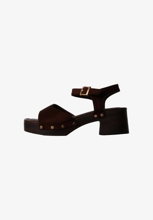 JOIA PARIS, SANDALES À TALON JOIA - Sabots - marron