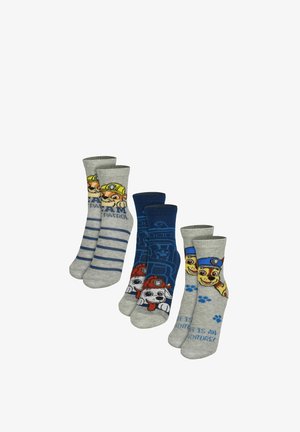 Paw Patrol, 3ER PACK PAW PATROL SOCKEN CHASE, MARSHALL RUBBLE KINDERSOCKEN SÖCKCHEN - Socks - mehrfarbig