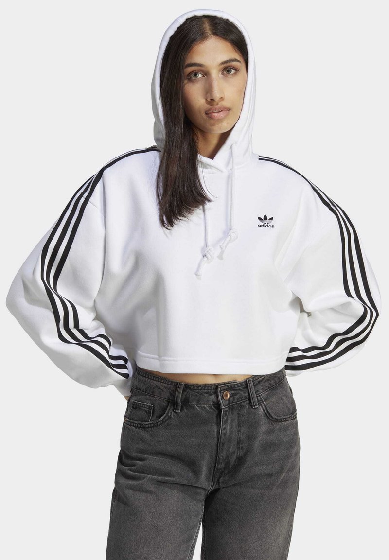 adidas Originals CLASSICS CROP Sweater white/wit Zalando.be