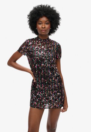 HIGH NECK SEQUIN  - Cocktailkjole / festkjole - multi col sequin