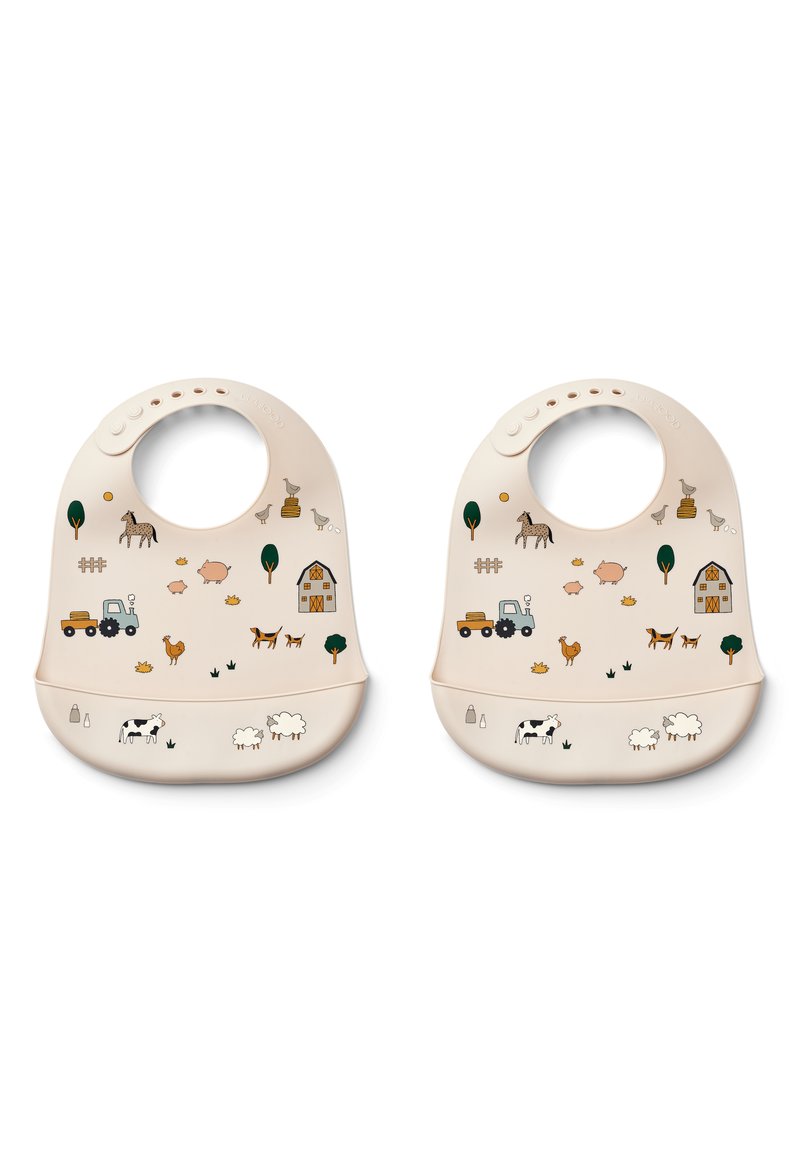 Liewood TILDA BIB UNISEX 2 PACK - Podbradak - farm / sandy