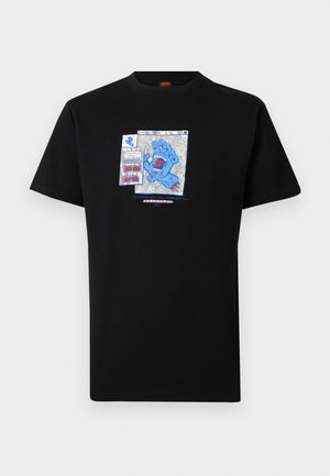 Santa Cruz, ARTIFICIAL HAND FRONT UNISEX - Camiseta estampada - black