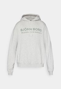 CLASSIC PRINT HOODIE - Jersey con capucha - ultra light grey melange