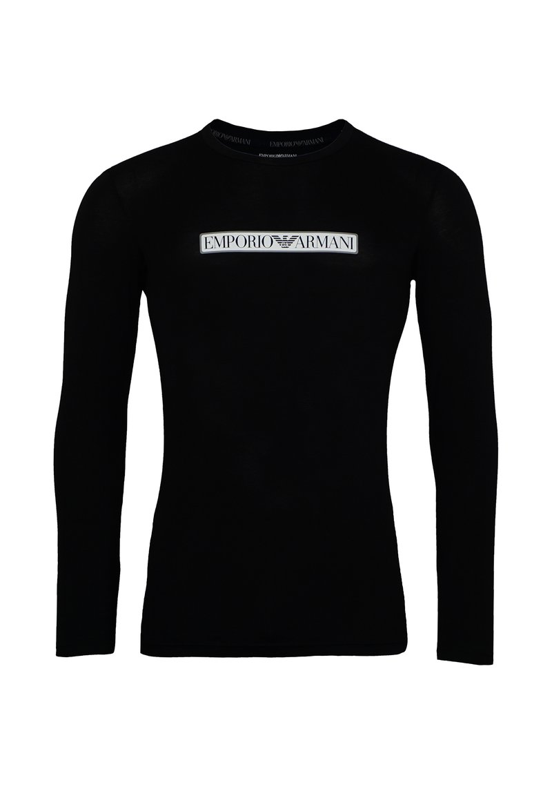 Emporio Armani EAGLE - Langarmshirt - schwarz
