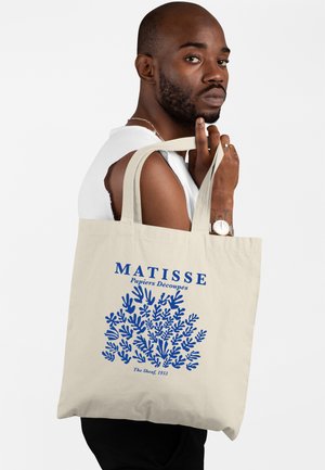 Henry Tiger, APOH LONDON HENRI MATISSE BLUE PAPIERS DÉCOUPÉS - Cabas - natural