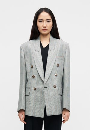 DOUBLE BREASTED TAILORED - Blazer - grey