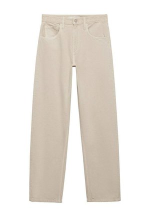 Mango Relaxed fit jeans - sandfarben