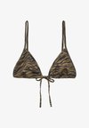 ZEBRA PRINT - Haut de bikini - brown