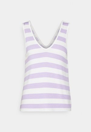 ONLY, ONLNEWLIRA V NECK - Topper - purple rose/cloud dancer