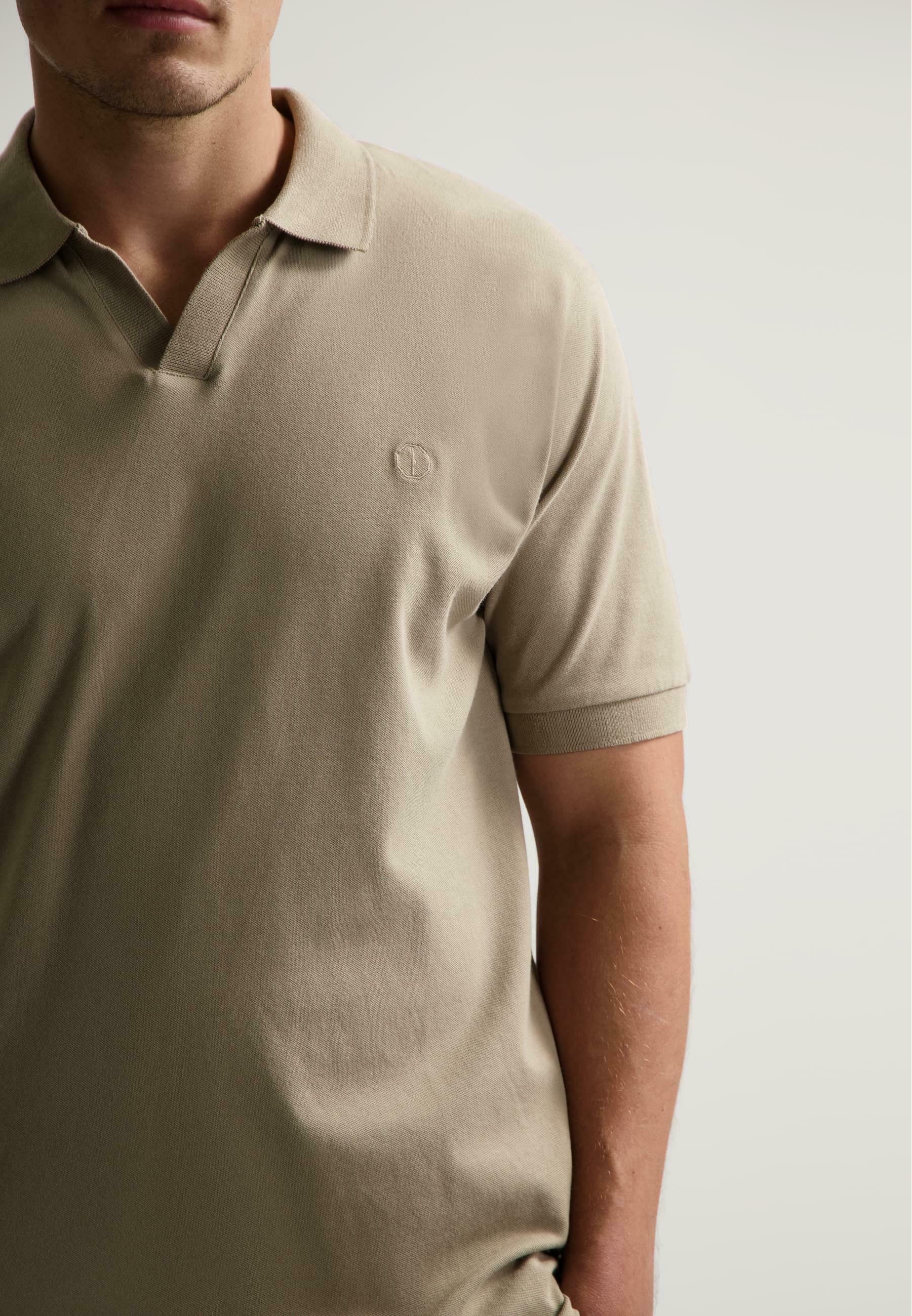 Dstrezzed THE BOWIE - Poloshirt - timber wolf/lichtbruin - Zalando.nl