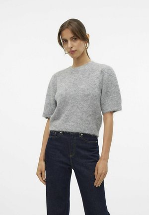 VMNOVAH - Paprasti marškinėliai - medium grey melange