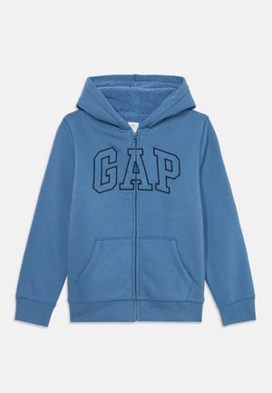 COZY LOGO BOYS - Zip-up sweatshirt - cornflower