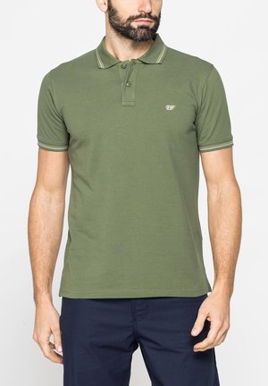 Carrera Jeans, PIQUÉ POLO TIPPING - Polo - bronze green
