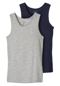 Name it - NKMTANK 2 PACK - Camiseta interior - grey Imagen en miniatura 1