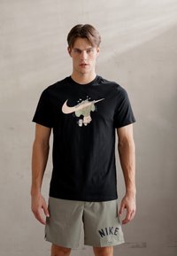 Nike Performance TEE SLUB - Camiseta deportiva - black