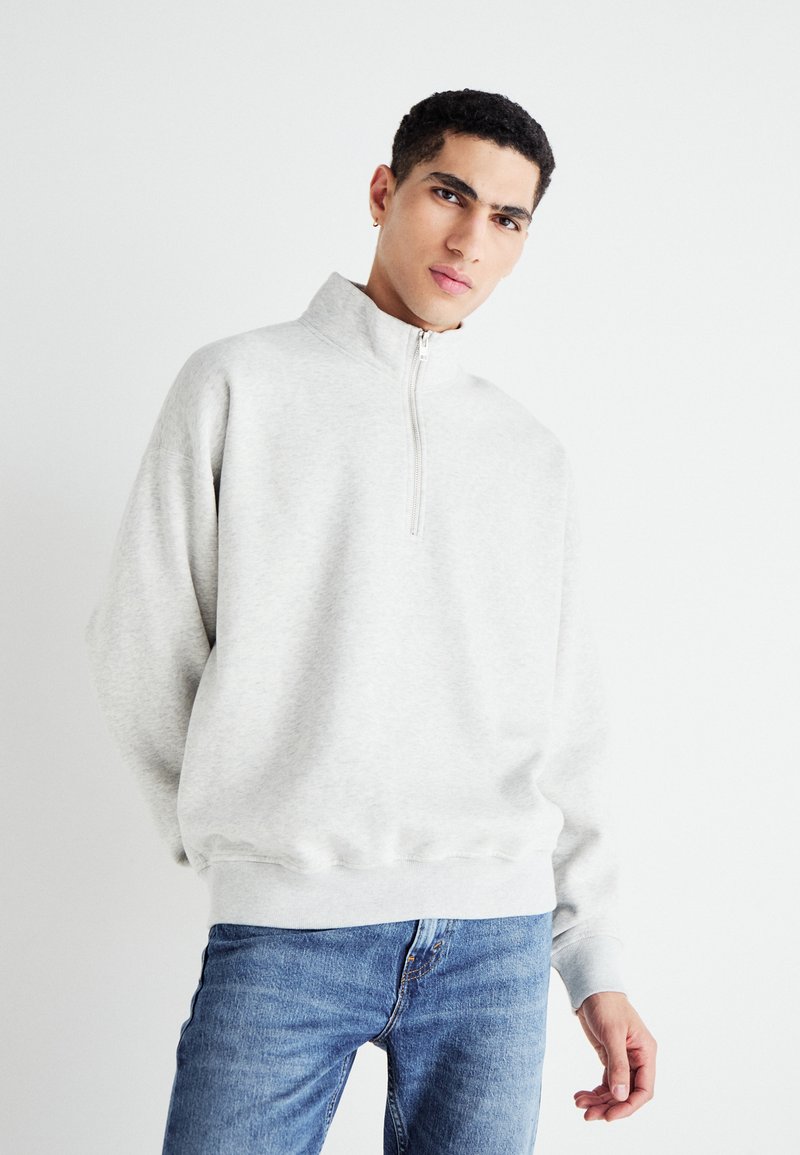 Abercrombie & Fitch ESSENTIAL - Sweatshirt - heather grey