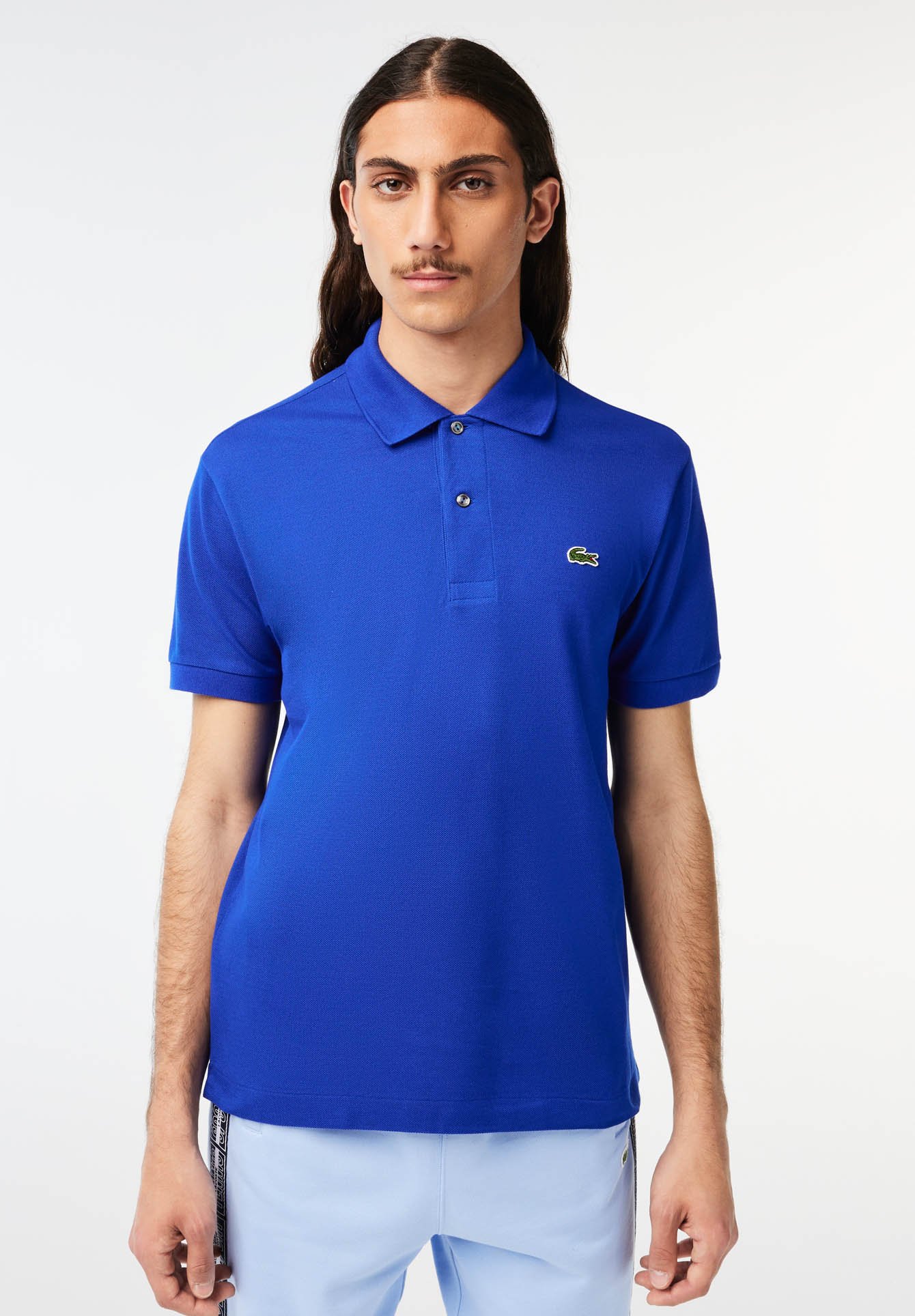 Lacoste Polo bleu/rouge