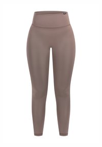 SELINA HIGH WAIST LEGGINGS YOGA SPORT - Leggings - braun