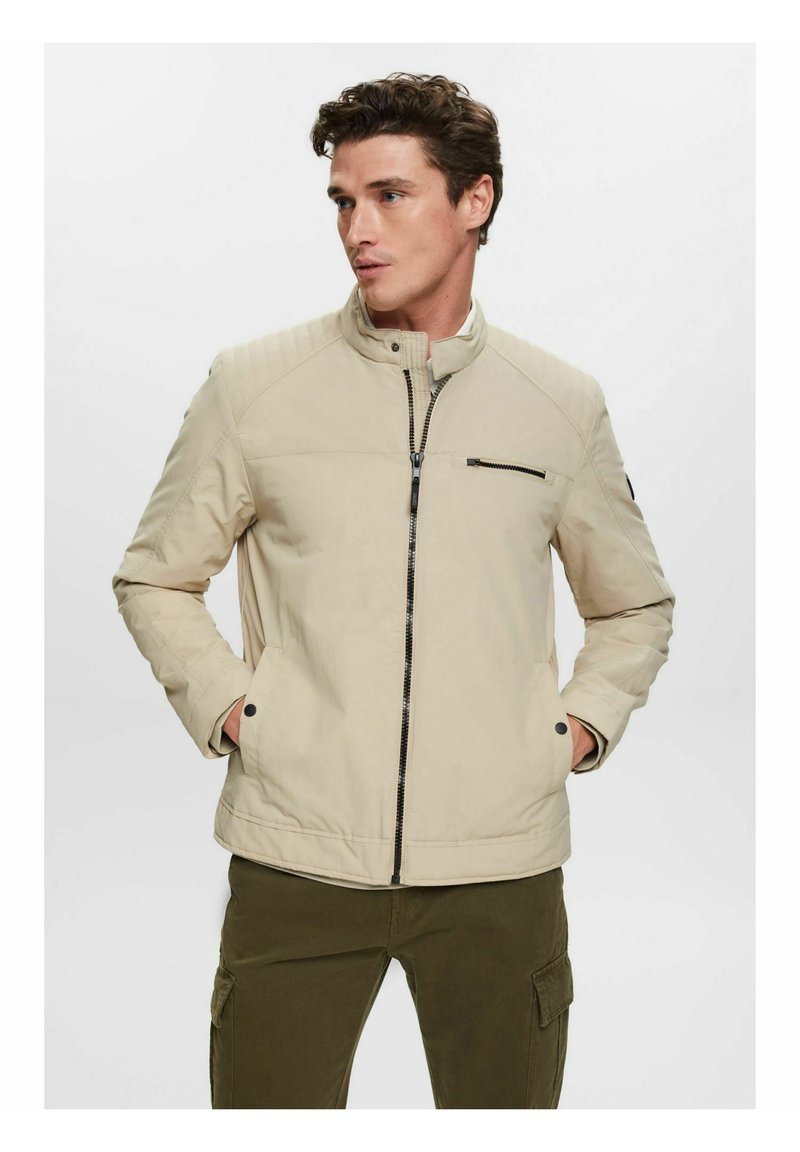 Esprit Light jacket light beige/mottled beige Zalando.de