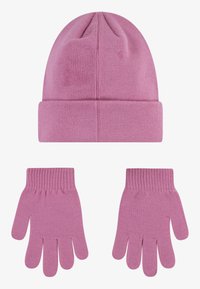 Nike Sportswear CLUB BEANIE GLOVE UNISEX SET - Guanti - magic flamingo