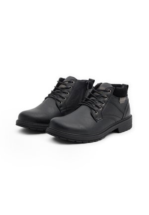 INSIDE Botines con cordones - black