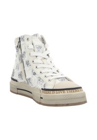 Rebecca White SNEAKER - High-top trainers - square febric white