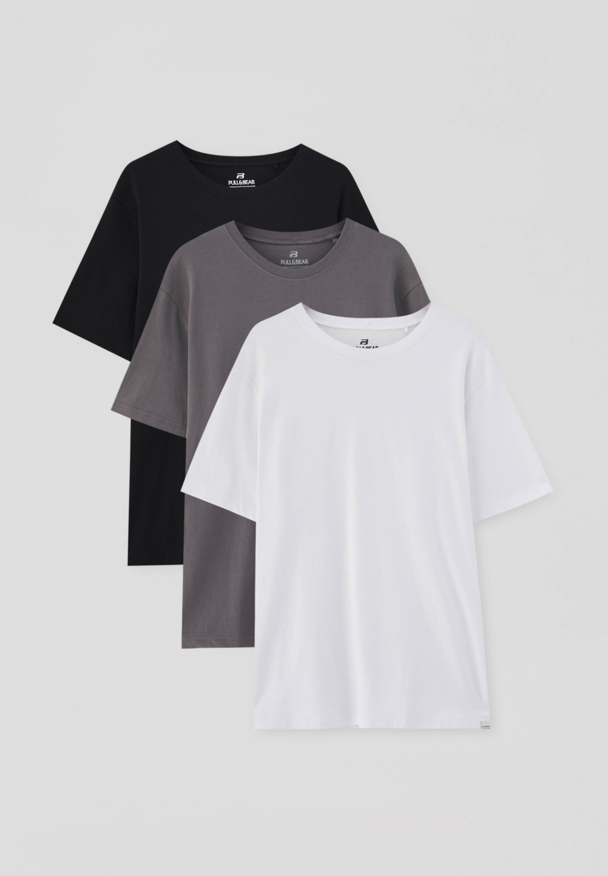 pull and bear plain t shirt