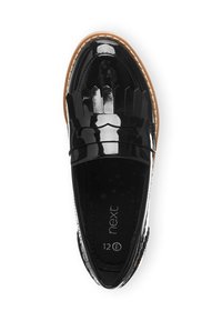 Next PATENT WIDE FIT LOAFERS - Čevlji brez vezalk - black