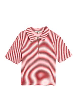 NECK CROP - Piké - white