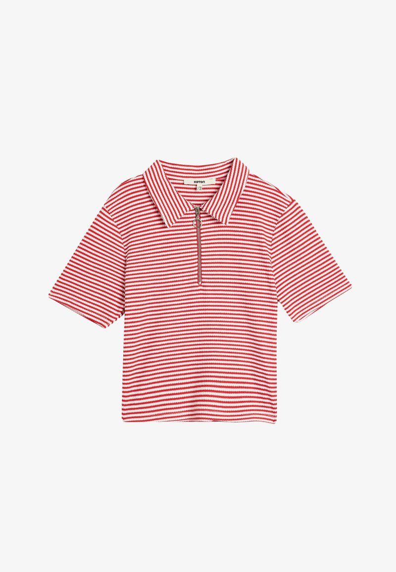 Koton NECK CROP - Poloshirt - white