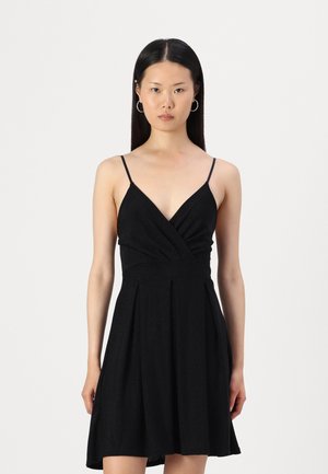 WAL G. CLAIRE GLITTER SKATER - Cocktailkjole - black