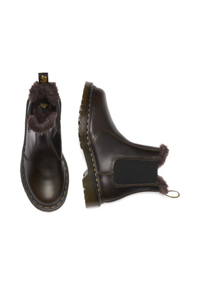 Bottes Chelsea Dr. Martens 2976 Cuir Leonore Marron Taille 11 Homme - Neuf Sans Emballage