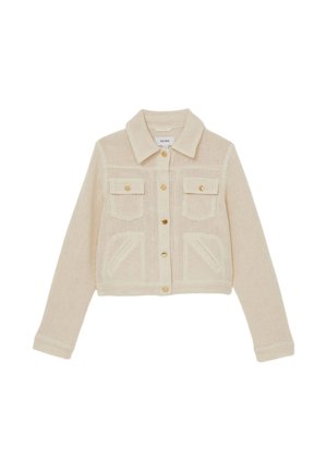 Reiss REGULAR FIT - RENZO TEXTURED TRUCKER - Nyári dzseki - neutral