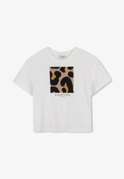 LANVIN SHORT SLEEVES - Μπλουζάκι με στάμπα - off-white