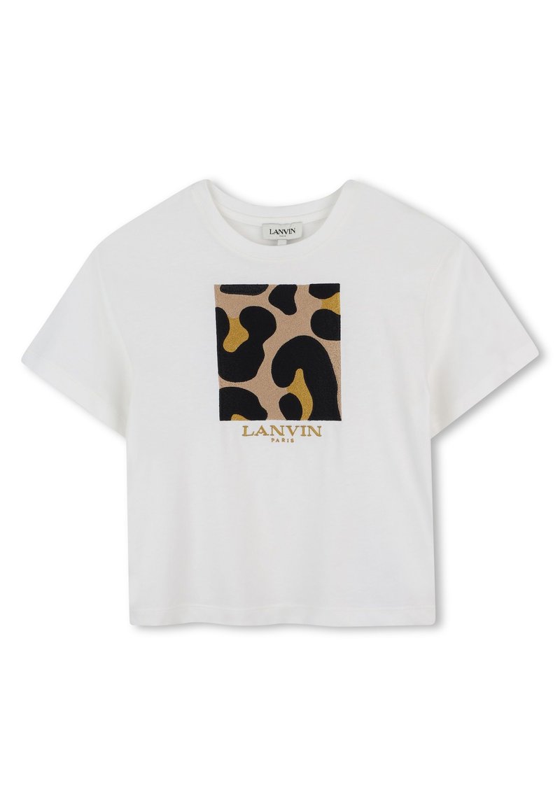 LANVIN T-shirt print crème