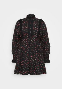 YASSIV DRESS  - Skjortekjole - black/pink